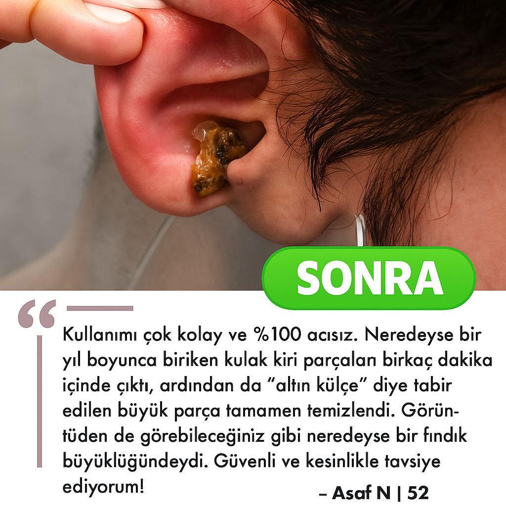 Gereley® - Elektrikli Kulak Temizleme Cihazı